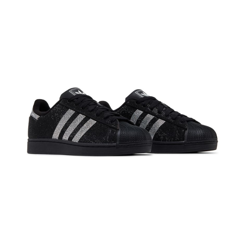 adidas Superstar 2 'Rhinestone Black Silver'