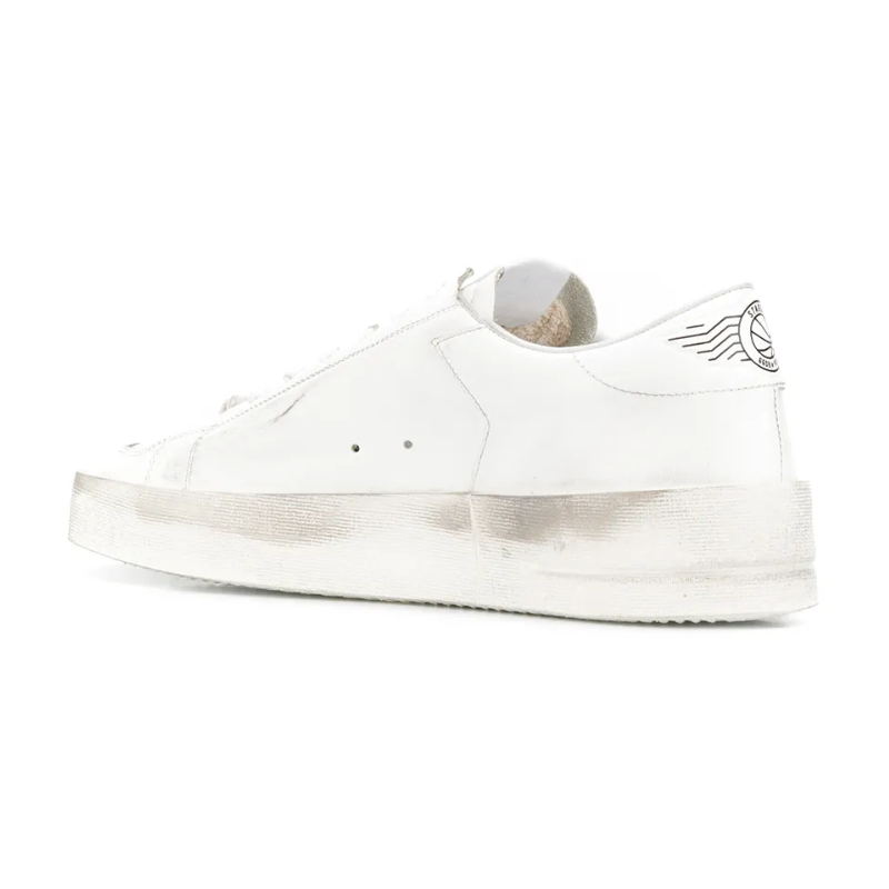 Golden Goose Stardan in white leather sneakers