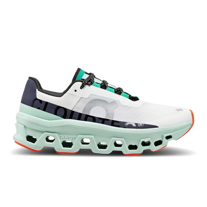 On Running Cloudmonster Undyed/White/Creek